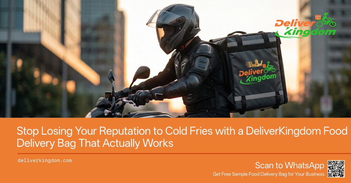 冷めたフライドポテトで評判を落とすのをやめよう！DeliverKingdomの本当に使えるフードデリバリーバッグ