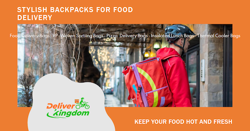 温かいまたは冷たい: DeliverKingdom 多用途食品テイクアウト デリバリー バッグ
        