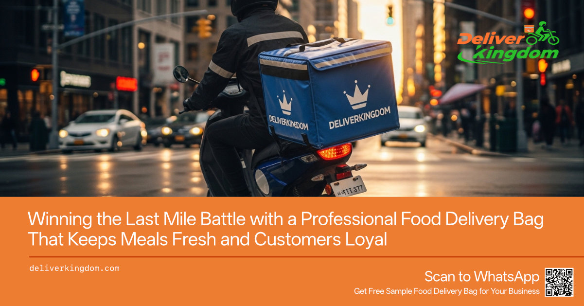 食事の鮮度を保ち、顧客のロイヤルティを高めるプロ仕様の食品配達バッグでラストマイルの勝利を掴む