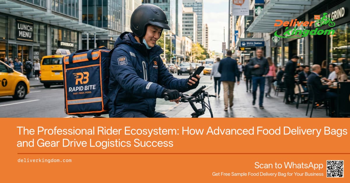プロの配達員エコシステム：高度な食品配達用バッグとギアが物流の成功を促進する方法