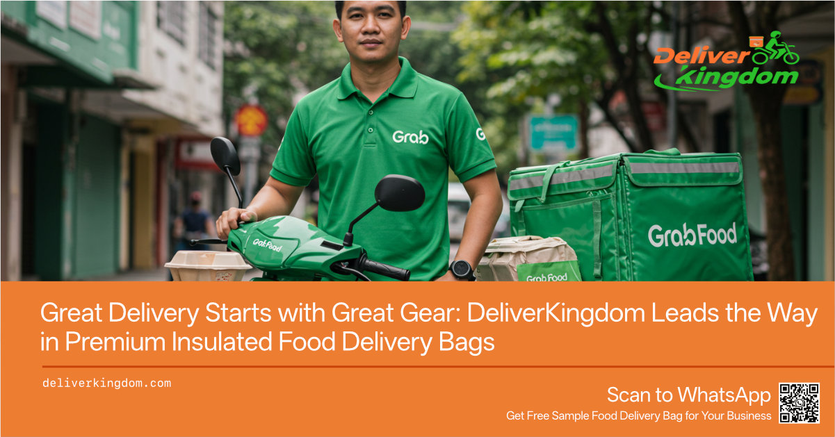 素晴らしい配達は素晴らしい道具から：DeliverKingdomはプレミアム断熱食品配達バッグの先駆者です