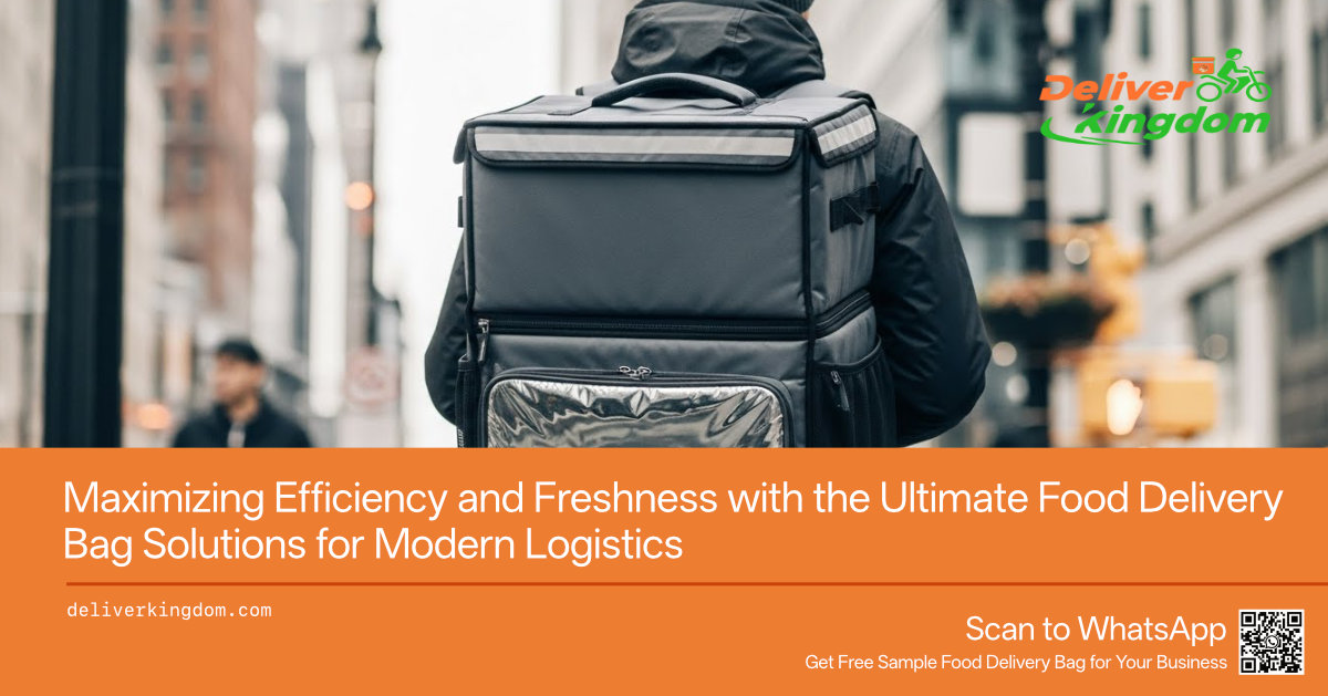 現代の物流に最適な食品配達バッグソリューションで効率と鮮度を最大化
